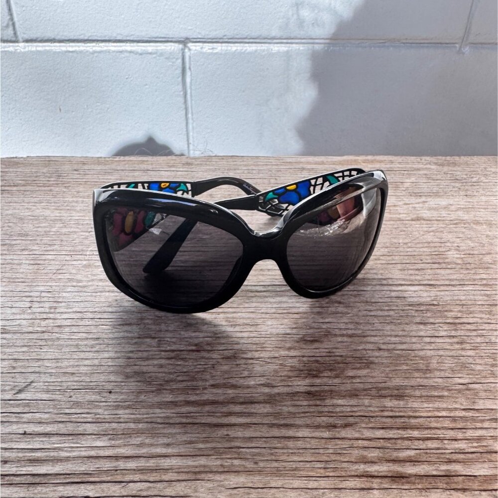 Salvatore Ferragamo Sunglasses 2158 101/87 Made in Italy 63-16-121 Floral Temple - Picture 2 of 9